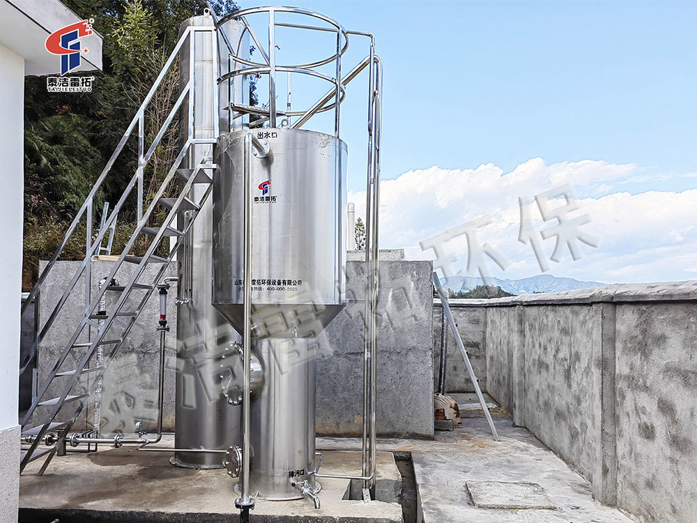 江西遂川一體化凈水設(shè)備安裝完成，日處理量100噸/天